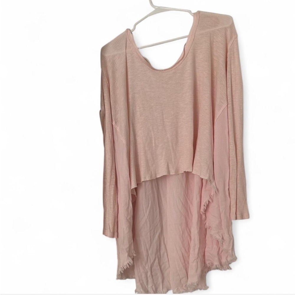 We The Free Pink Long Sleeve Top